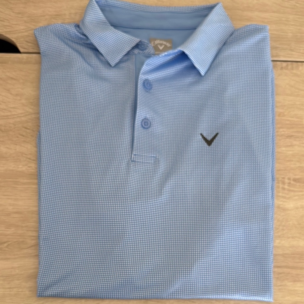 Callaway Sky Blue Polo Shirt